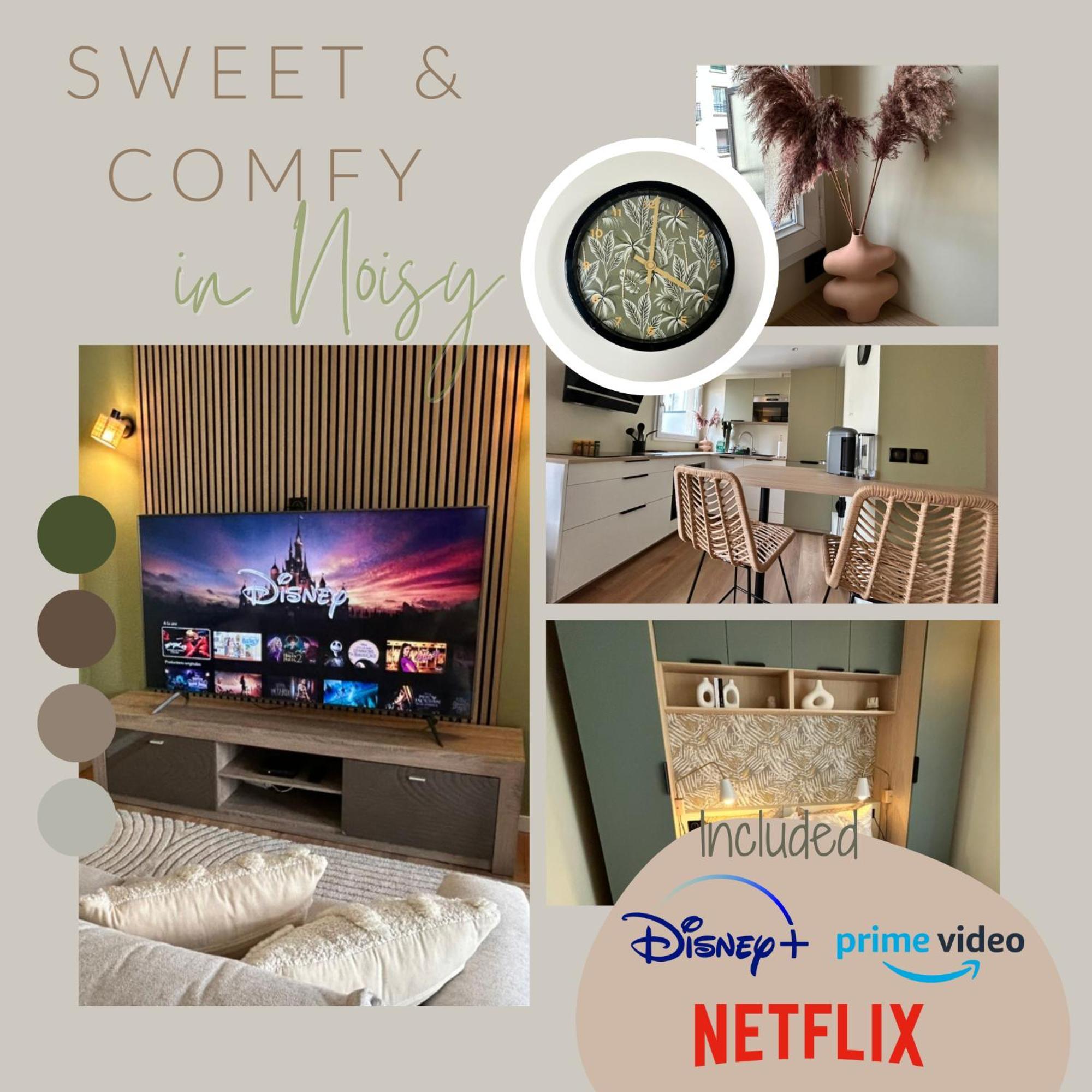נואזי-לה-גראן Sweet And Comfy In Hyper City Center With Netflix, Prime And Disney Plus Included מראה חיצוני תמונה